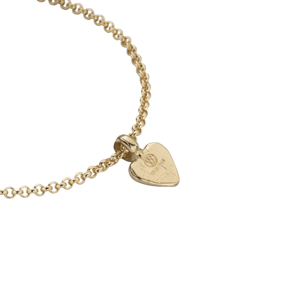 Gold Baby Heart Chain Bracelet