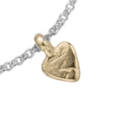 Silver & Gold Baby Heart Chain Bracelet