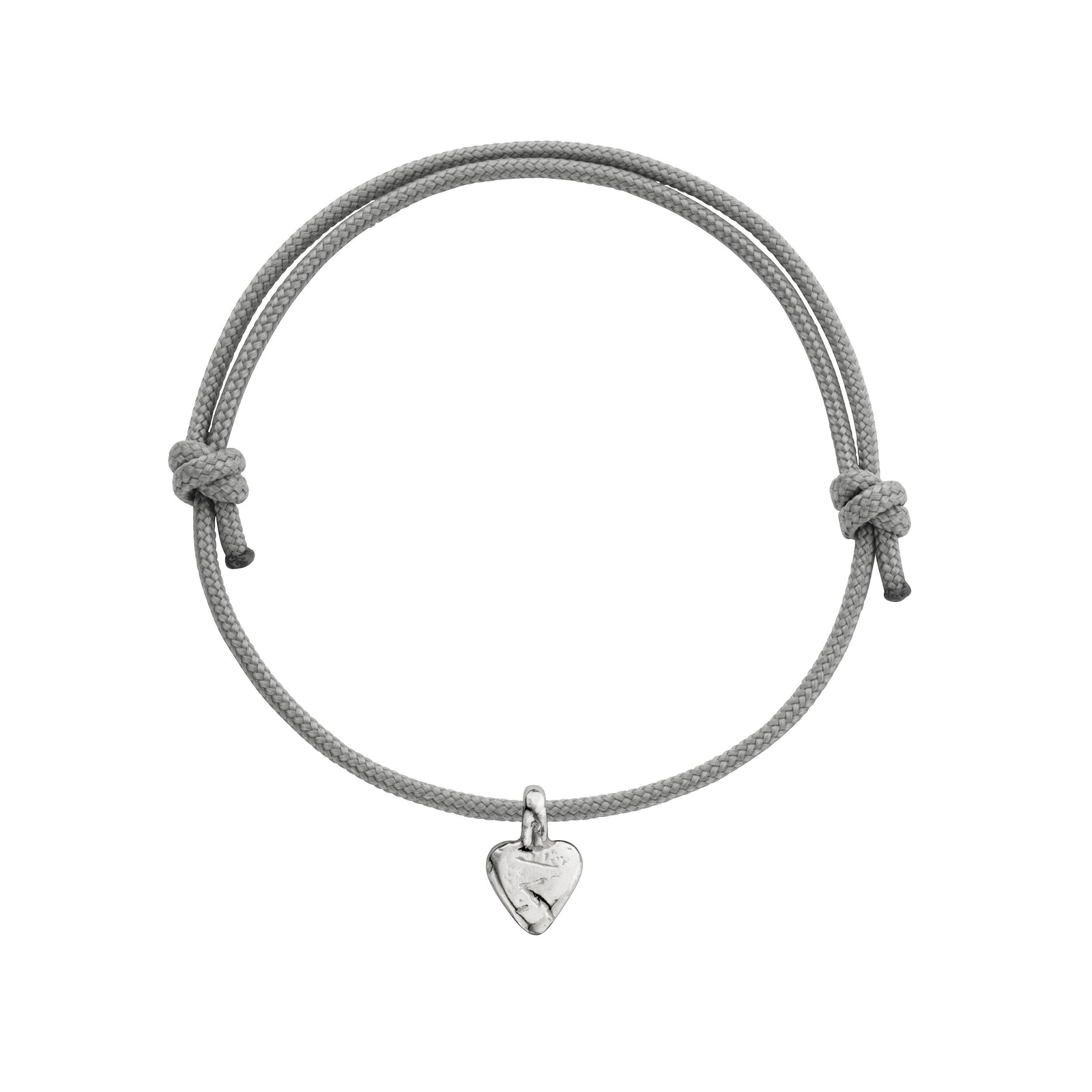 Silver Baby Heart Sailing Rope