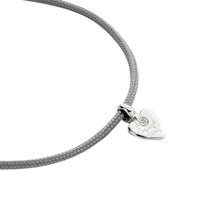 Silver Baby Heart Sailing Rope