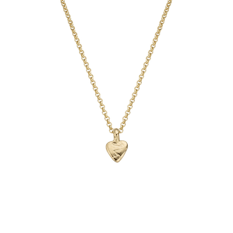 Gold Baby Heart Necklace