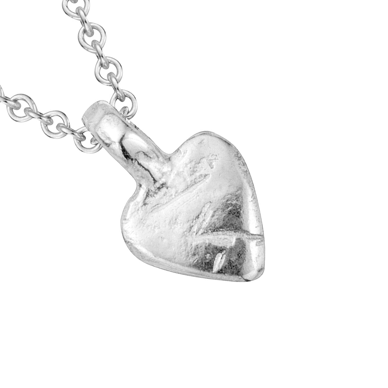 Silver Baby Heart Necklace