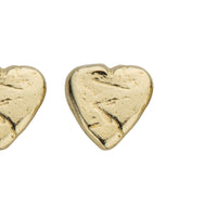 Gold Baby Heart Stud Earrings