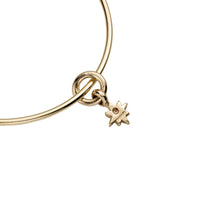 Gold Baby North Star Bangle