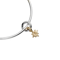 Silver & Gold Baby North Star Bangle