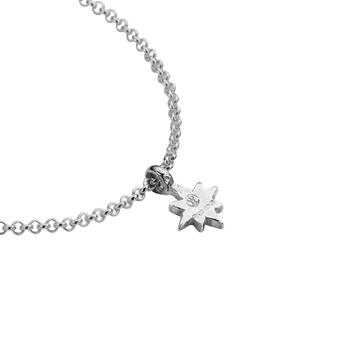 Silver Baby North Star Chain Bracelet