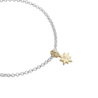 Silver & Gold Baby North Star Chain Bracelet