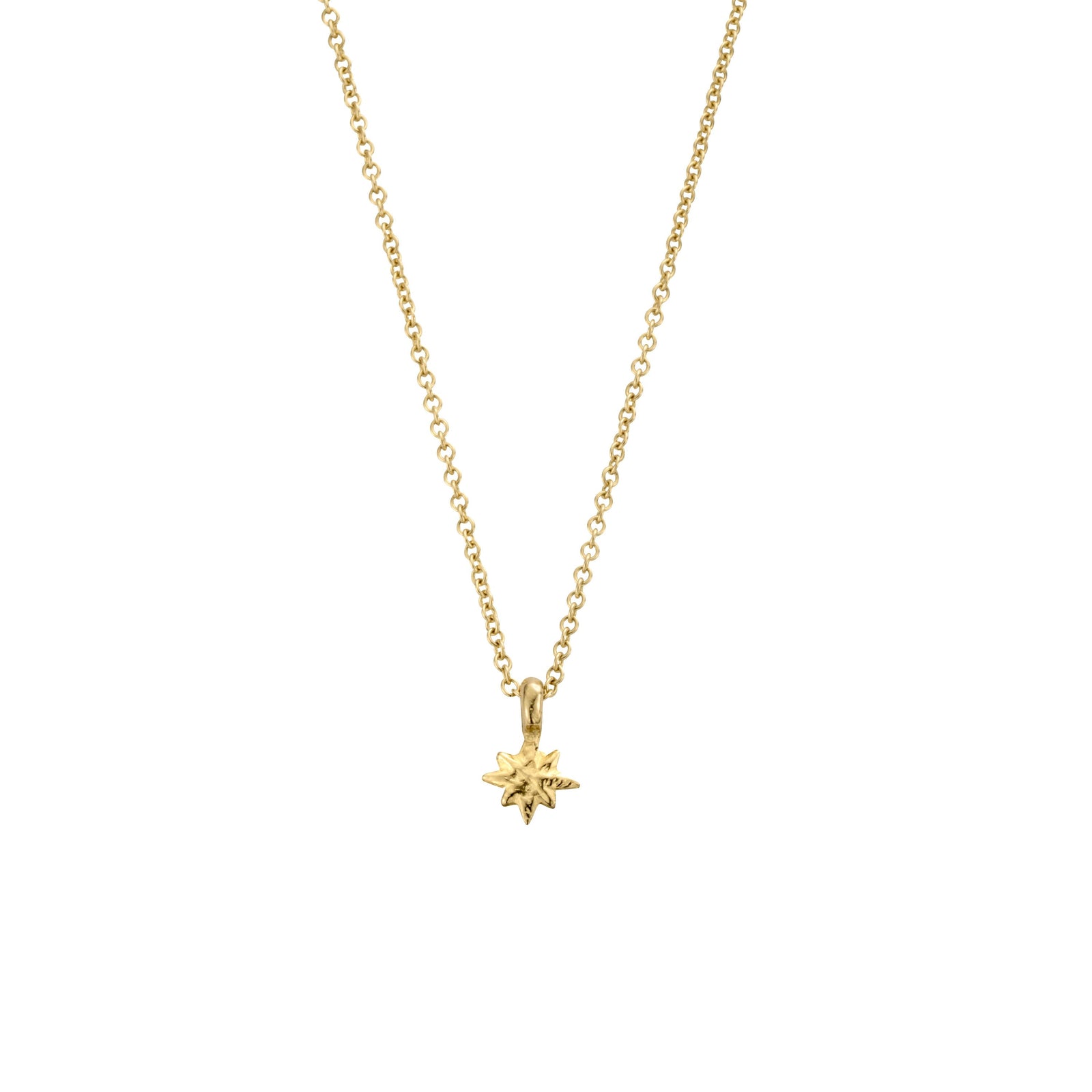 Children's Gold Baby North Star Necklace