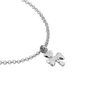 Silver Baby Shamrock Chain Bracelet