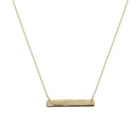 Gold Bar Necklace