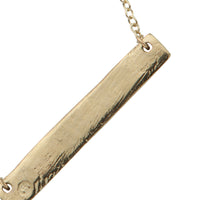 Gold Bar Necklace