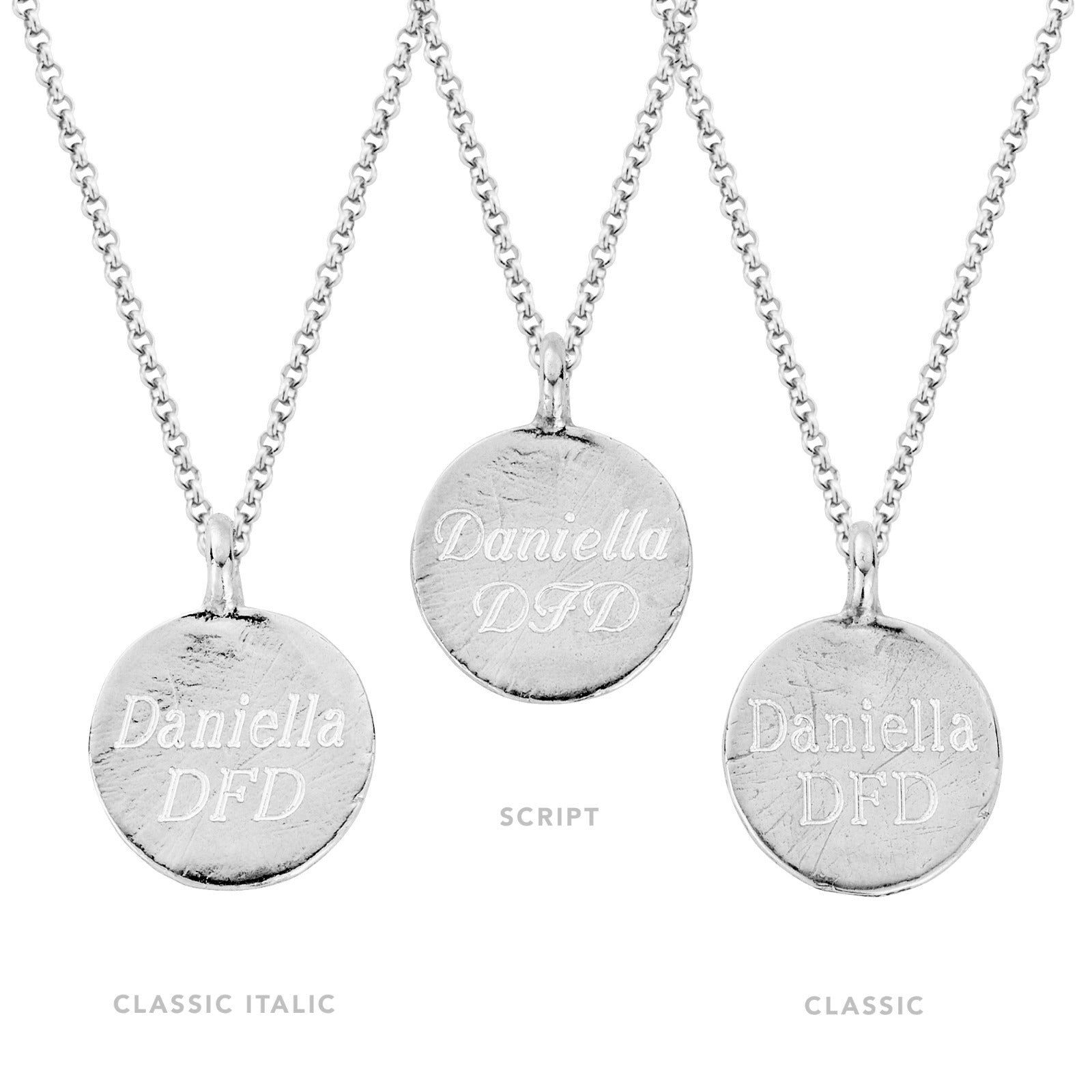 Silver Citrine Moon & Stone Necklace