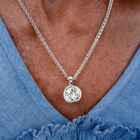 DAHLIA White Gold Diamond Necklace