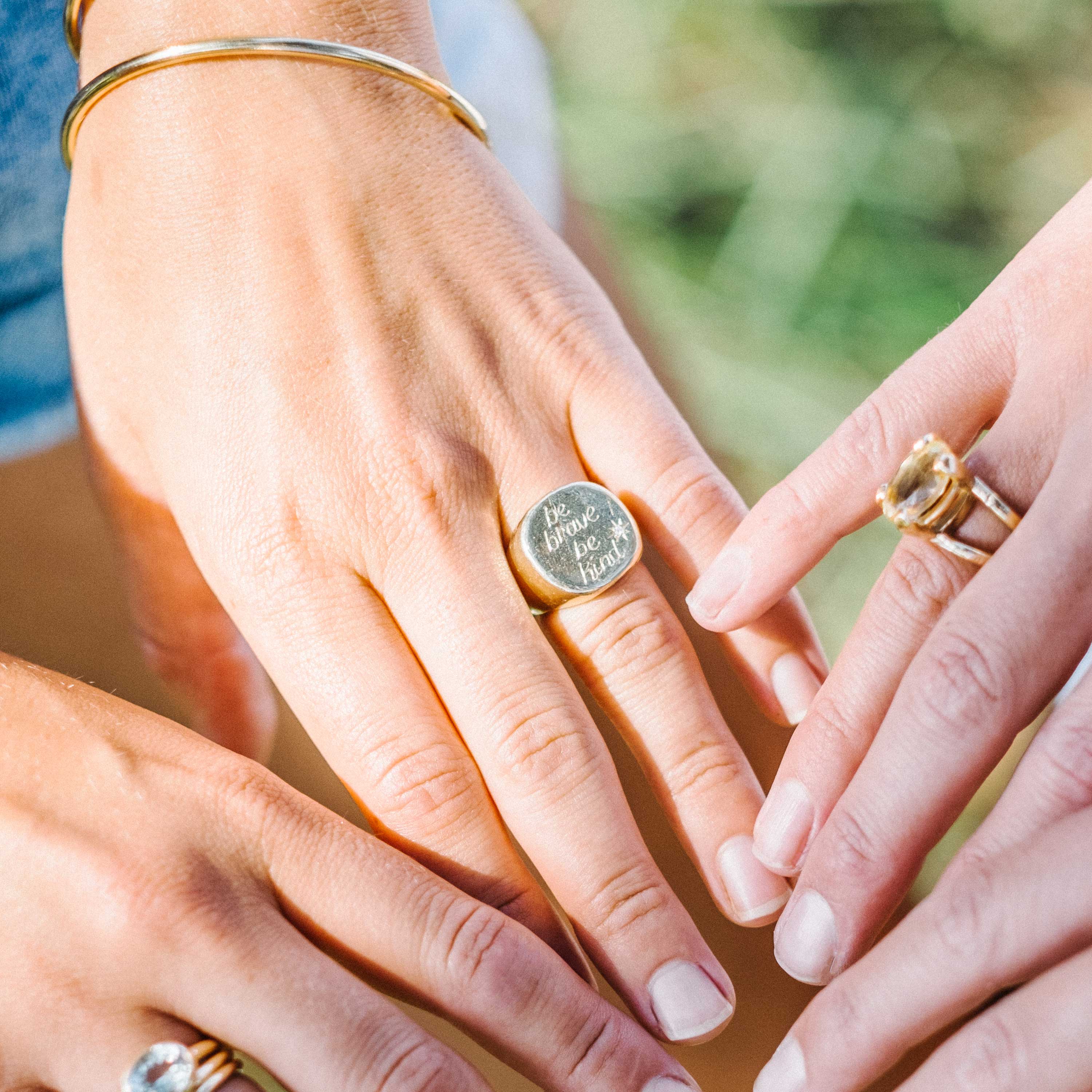 Gold Jupiter Ring – Daniella Draper