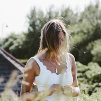 Gold Maxi Feather Necklace