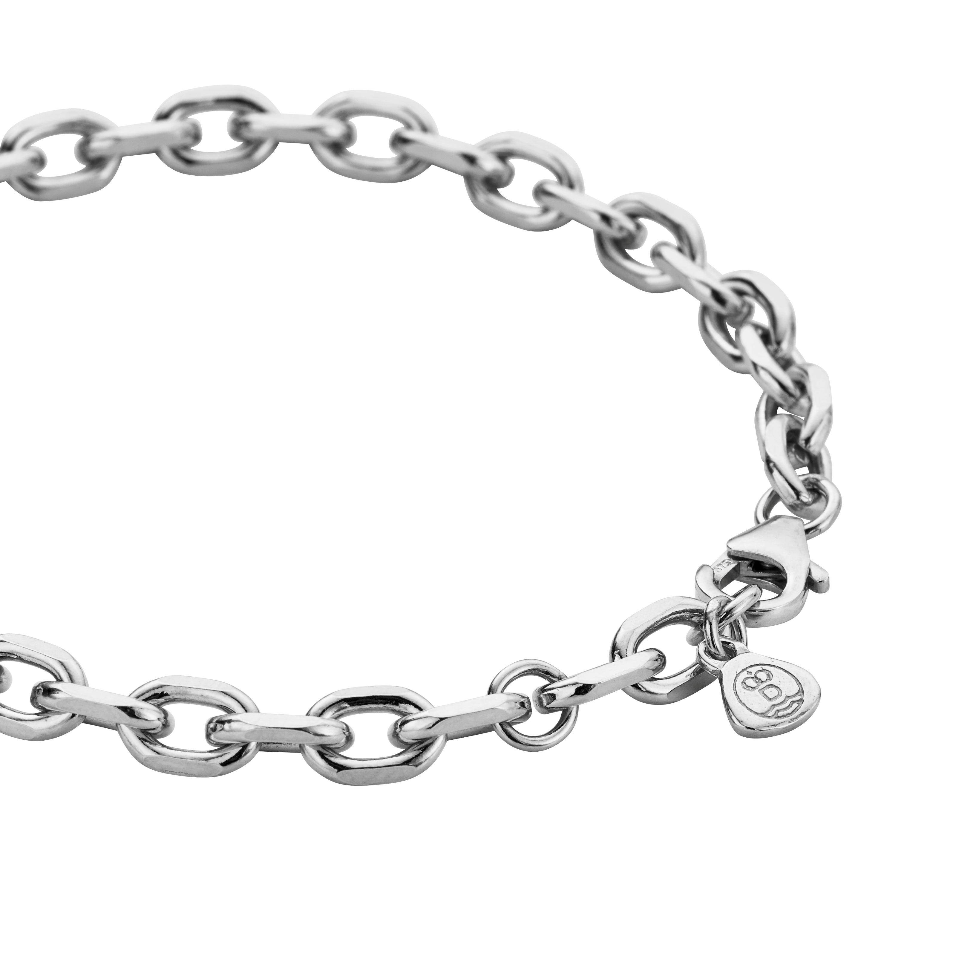 Silver Maxi Oxford Chain Bracelet
