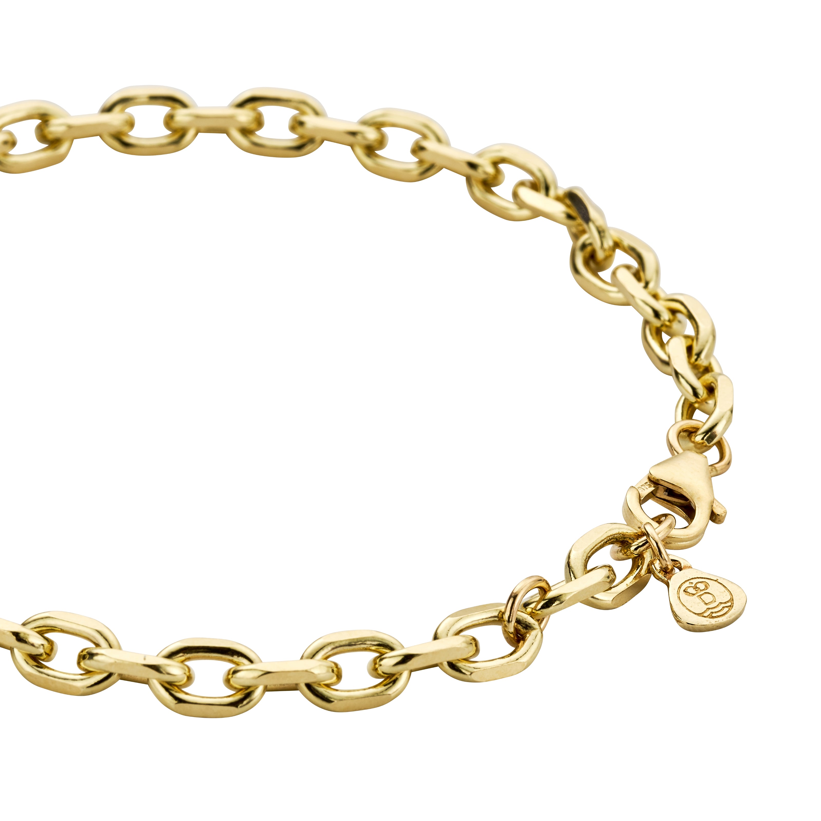 Gold Maxi Oxford Chain Bracelet