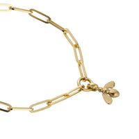 Gold Mini Honey Bee Trace Chain Bracelet