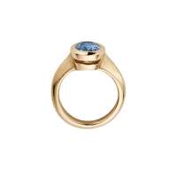 STELLA Gold Aquamarine Ring