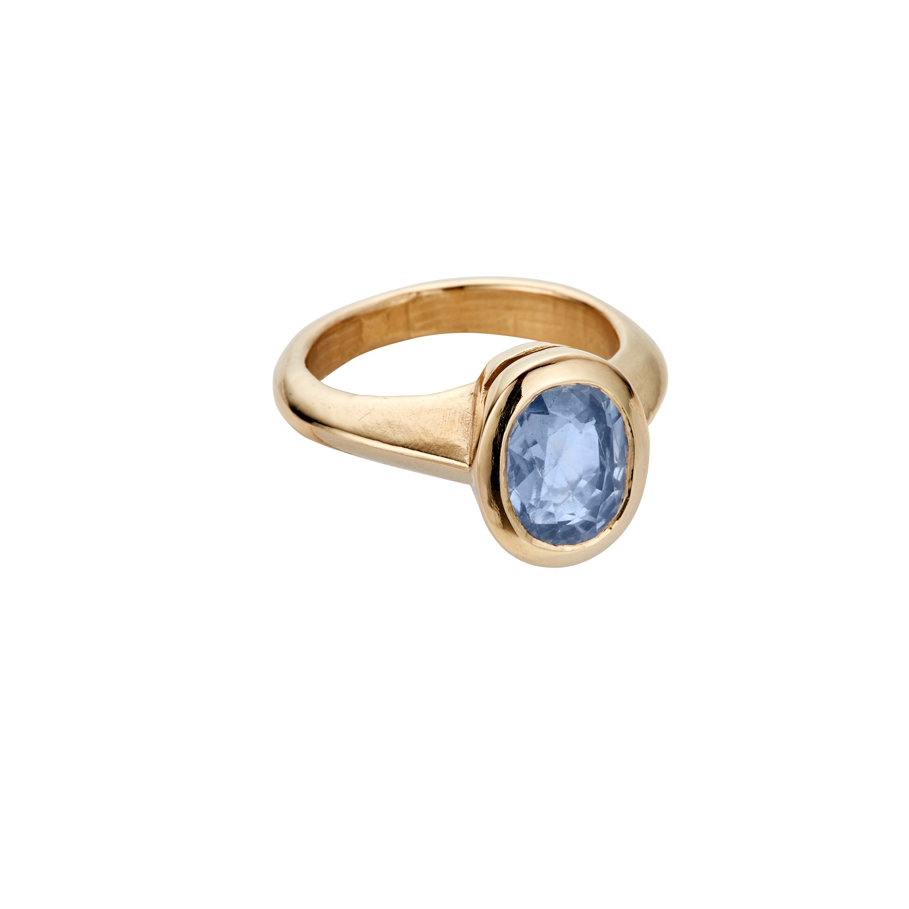 NALENA Gold Blue Sapphire Ring – Daniella Draper UK