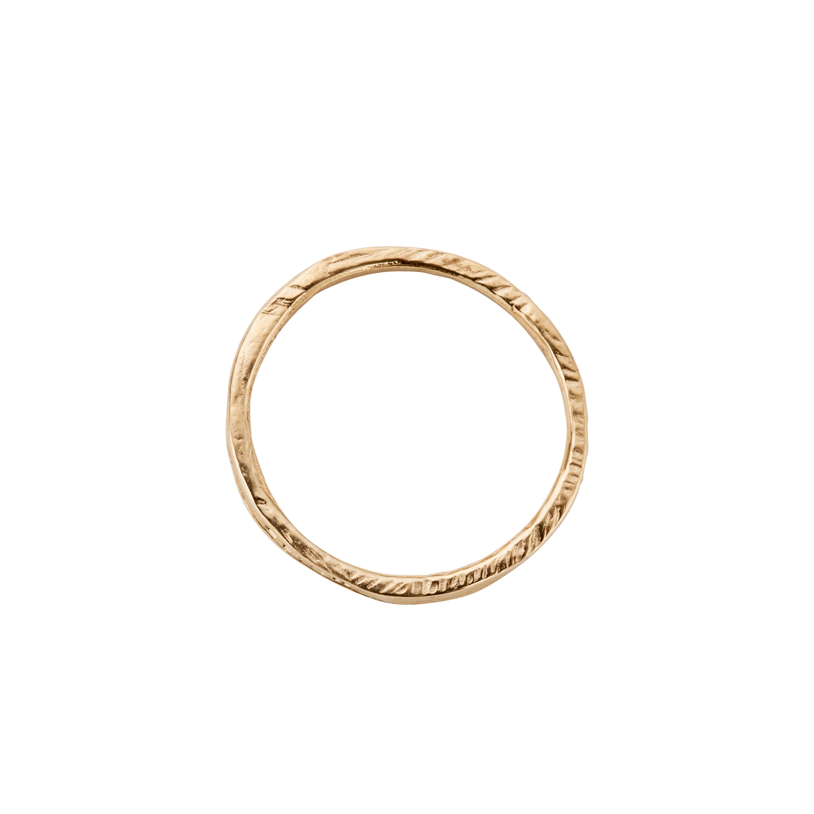 Gold Pavé Set Diamond Mini Posey Ring
