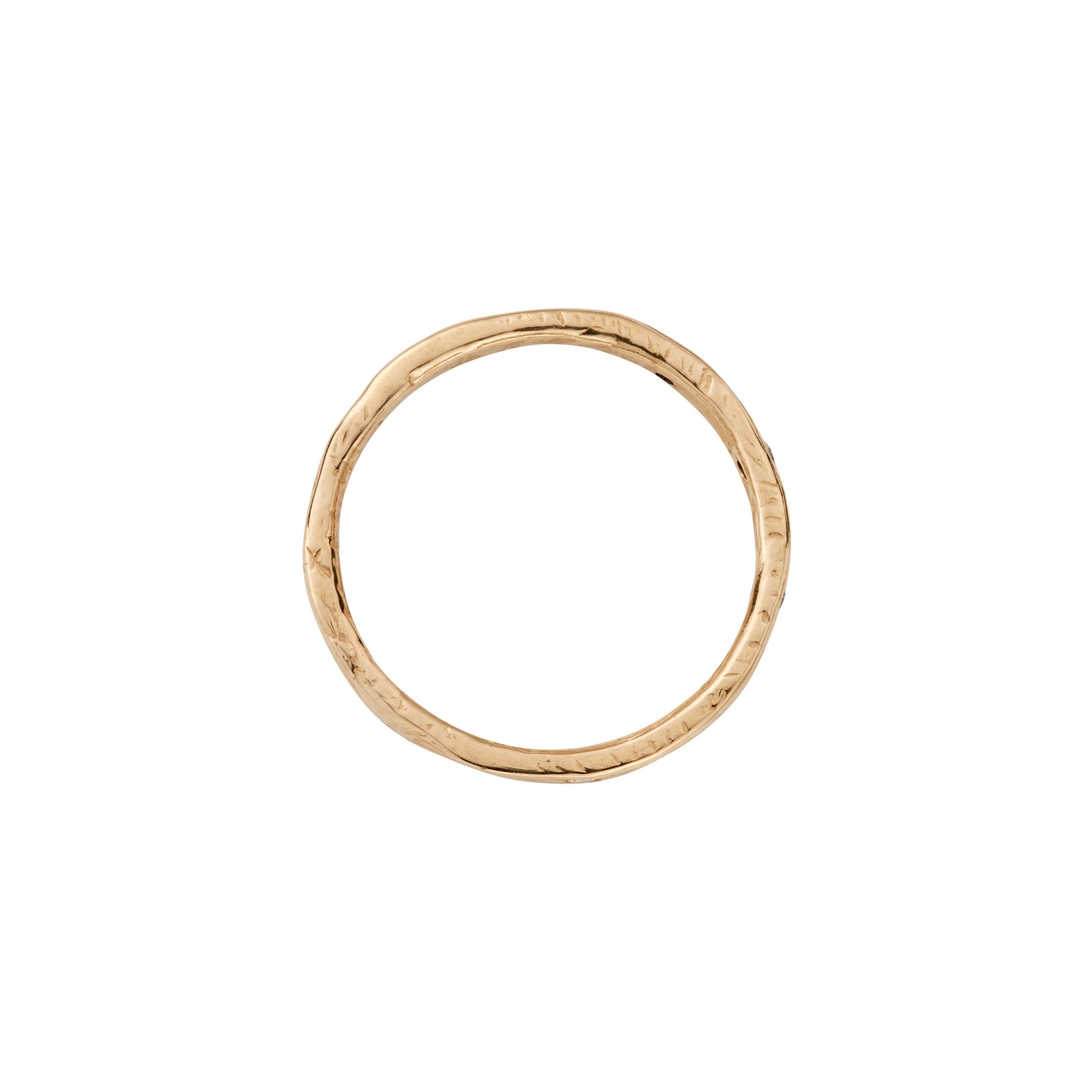 Gold 5 Diamond Mini Posey Ring