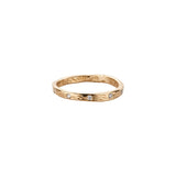 Gold 5 Diamond Mini Posey Ring