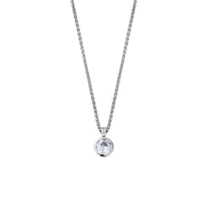 DAHLIA White Gold Diamond Necklace