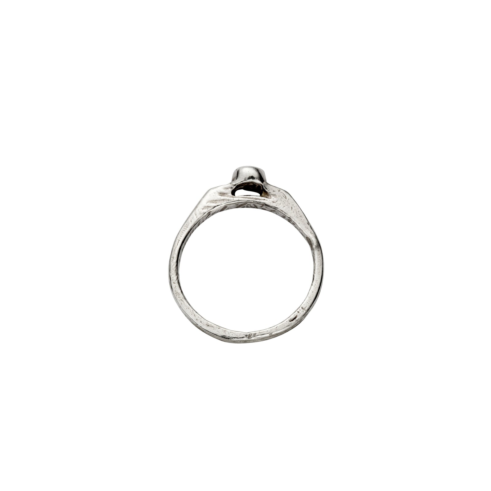 Silver Diamond Promise Ring