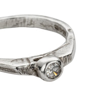 Silver Diamond Promise Ring