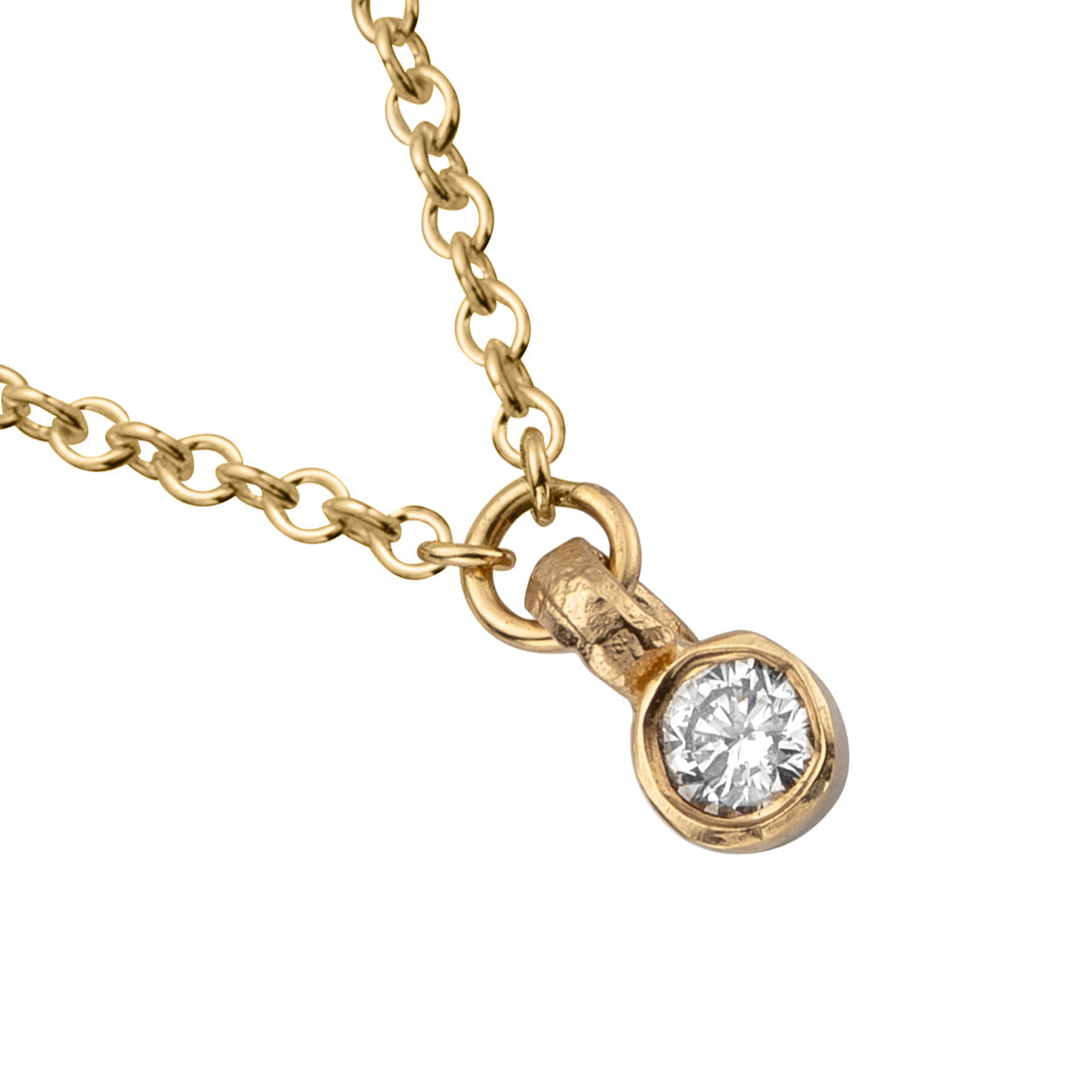 Gold Trio Diamond Necklace