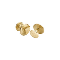 Gold Disc Cufflinks