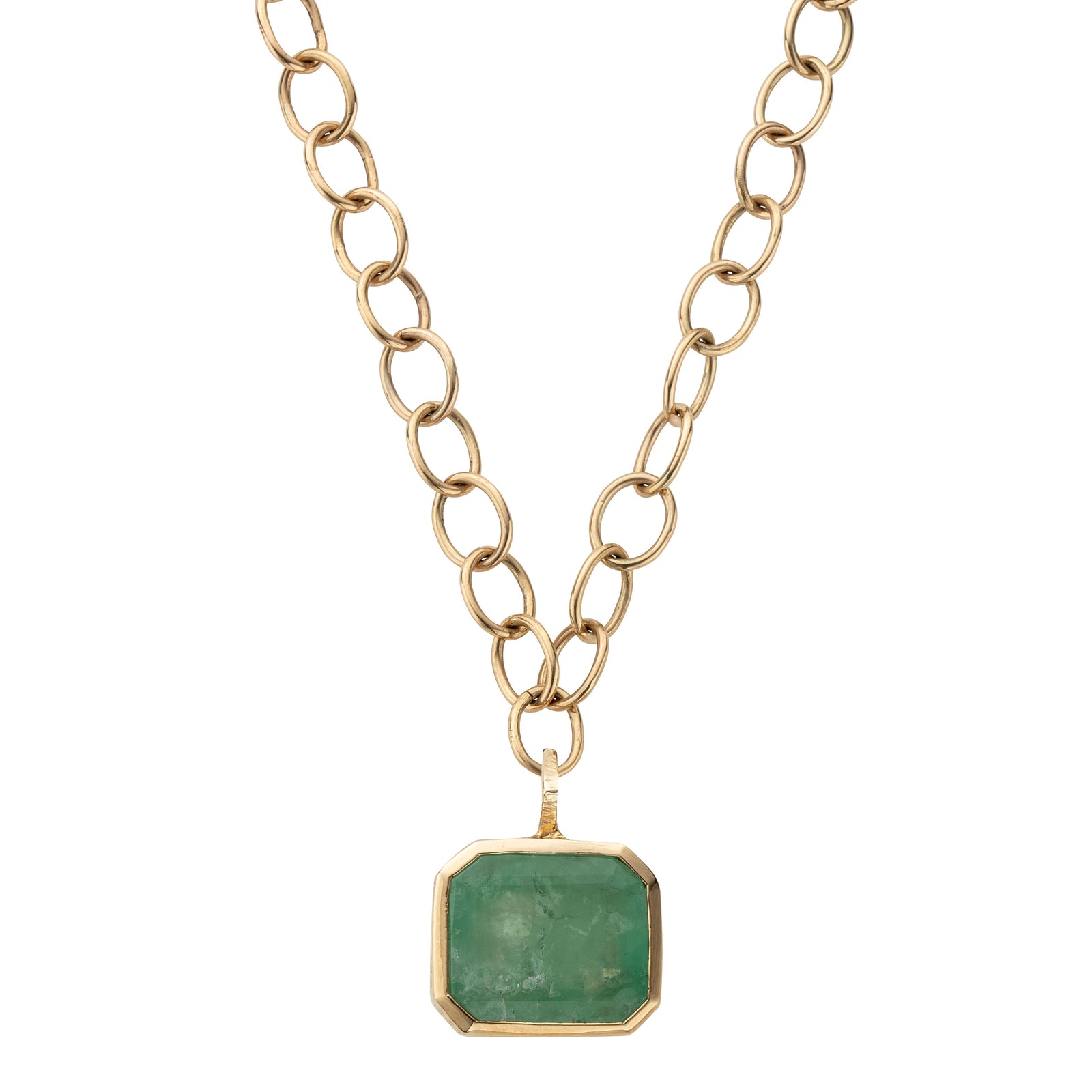 DRUCILLA Gold Emerald Necklace
