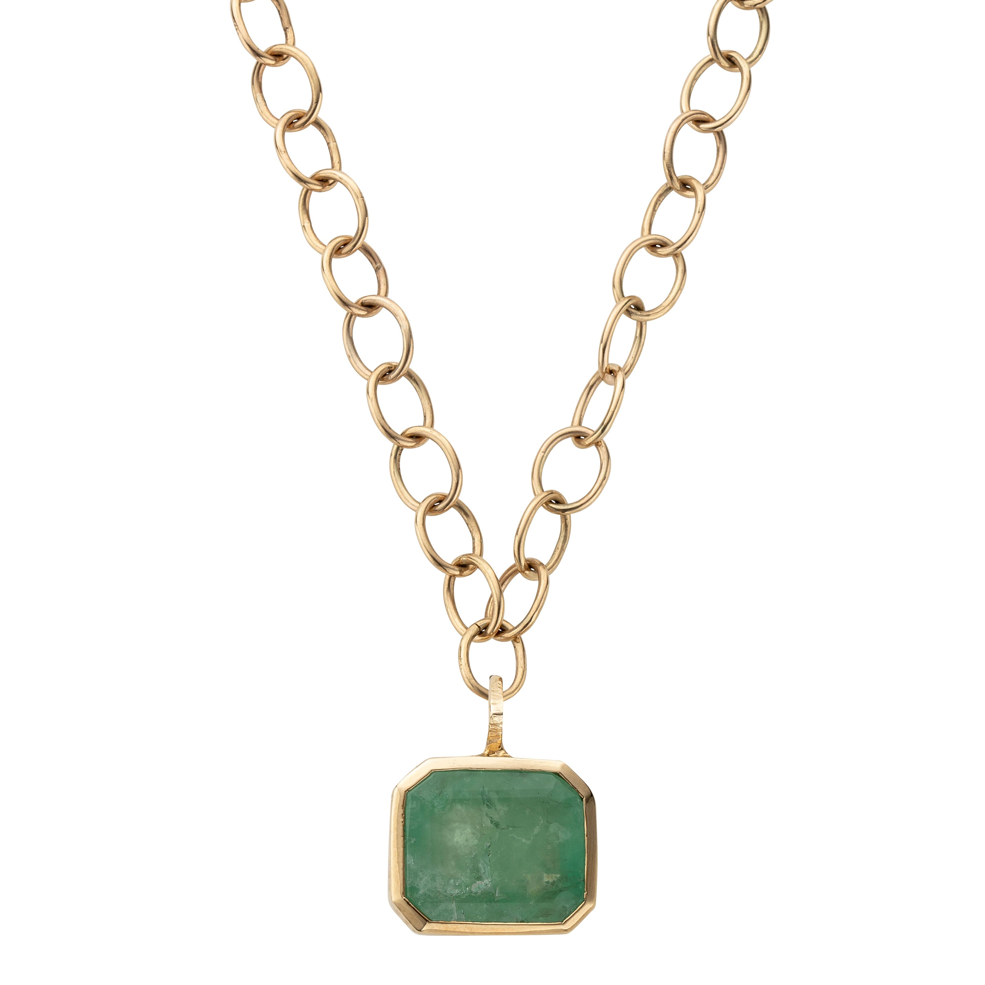 DRUCILLA Gold Emerald Necklace