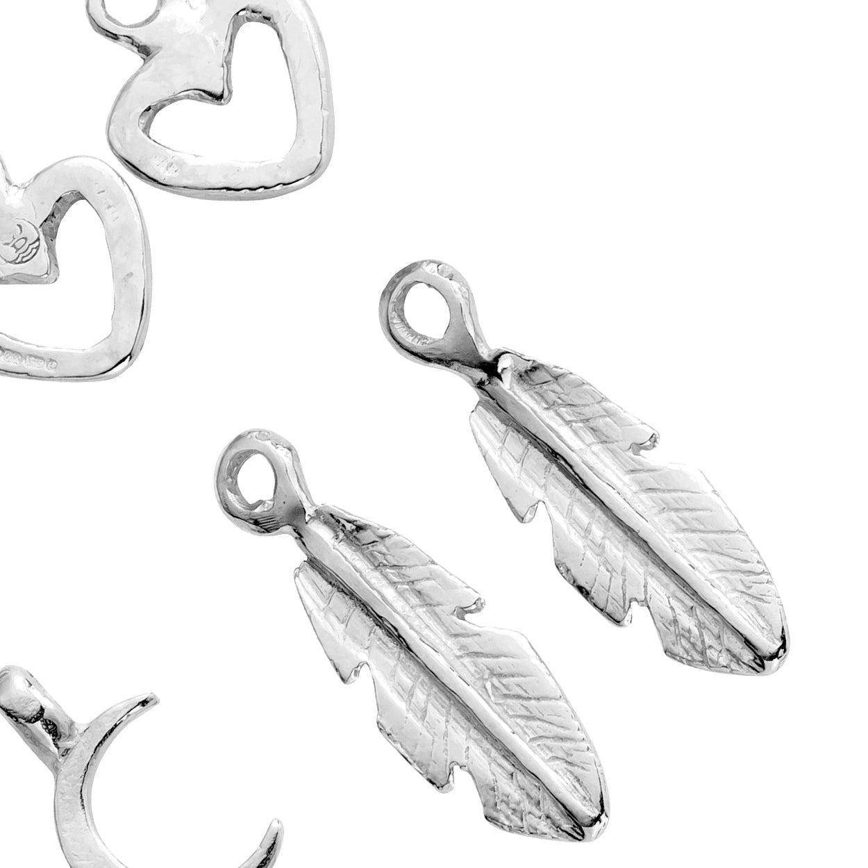 Silver Earring Charms