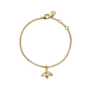 Gold Mini Honey Bee Chain Bracelet