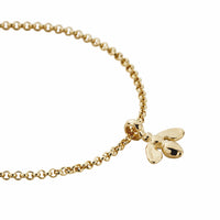 Gold Mini Honey Bee Chain Bracelet