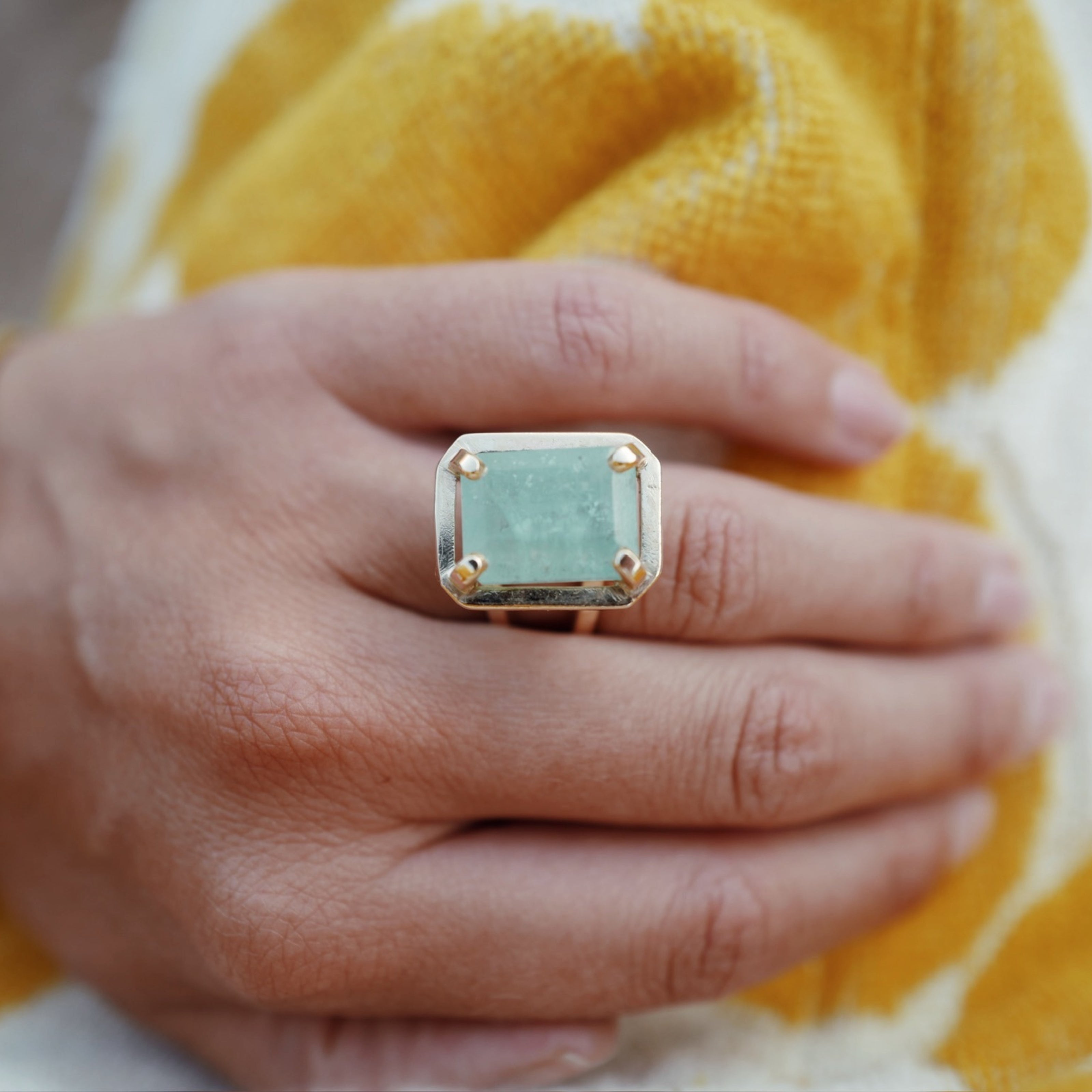SYLVA Gold Emerald Ring