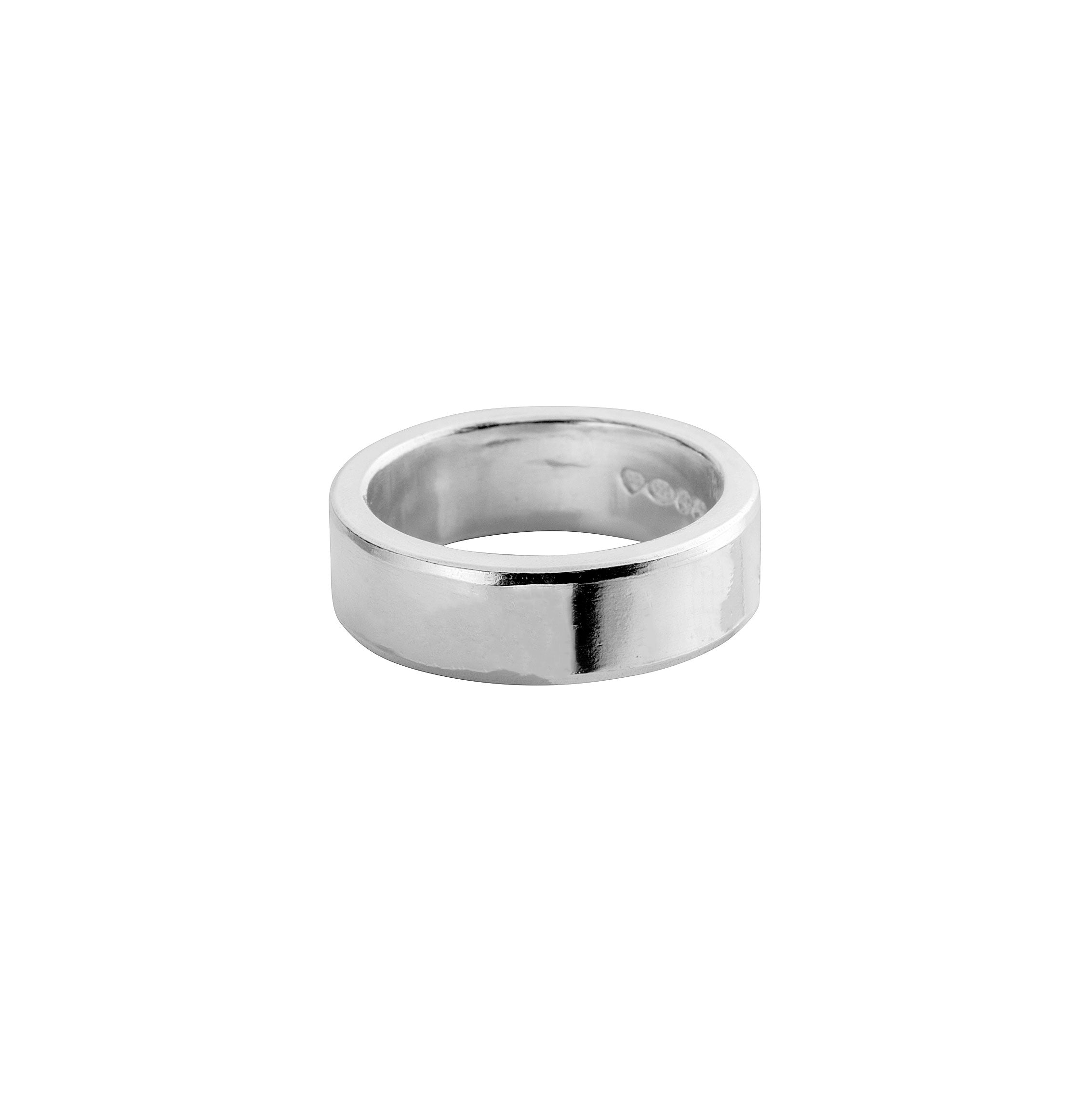 Silver Maxi Signature Ring with Handwriting