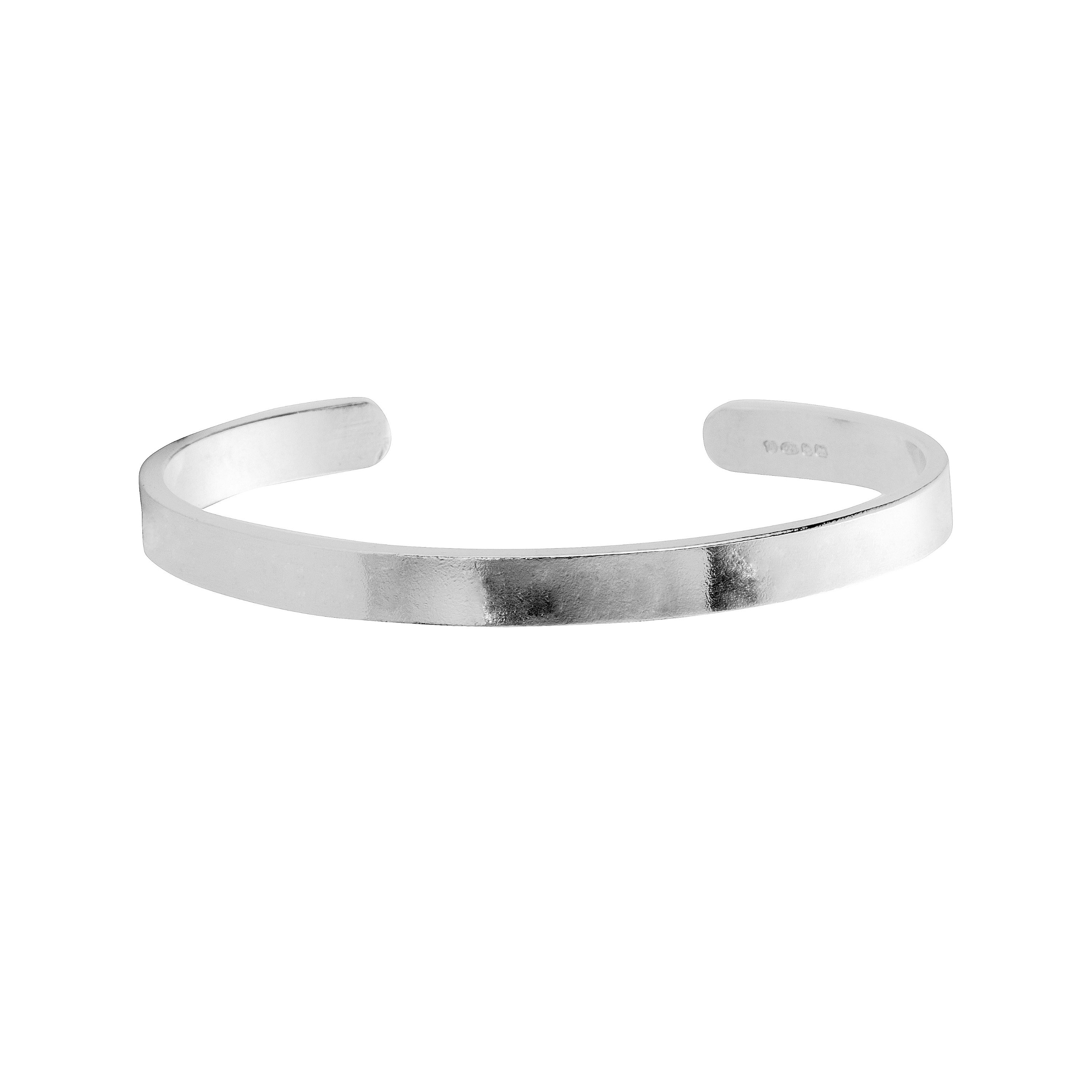 Silver Standard Signature Bangle with Handwriting – Daniella Draper