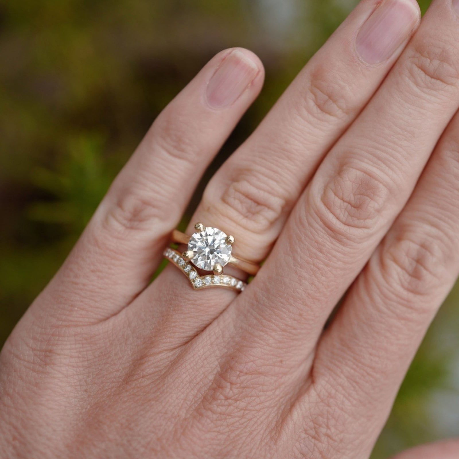'The Eternity' 18ct Gold Round 2ct Lab Grown Diamond Claw Engagement Ring