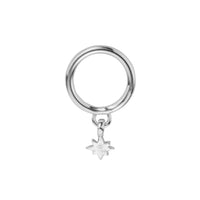 Silver Baby North Star Falling Ring