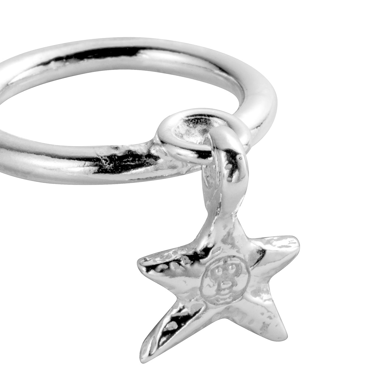 Silver Mini Star Falling Ring