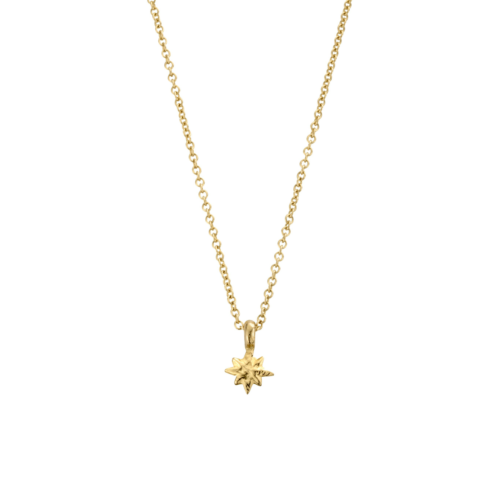 Gold Baby North Star Necklace