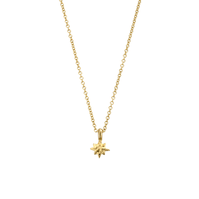 Children's Gold Baby North Star Necklace