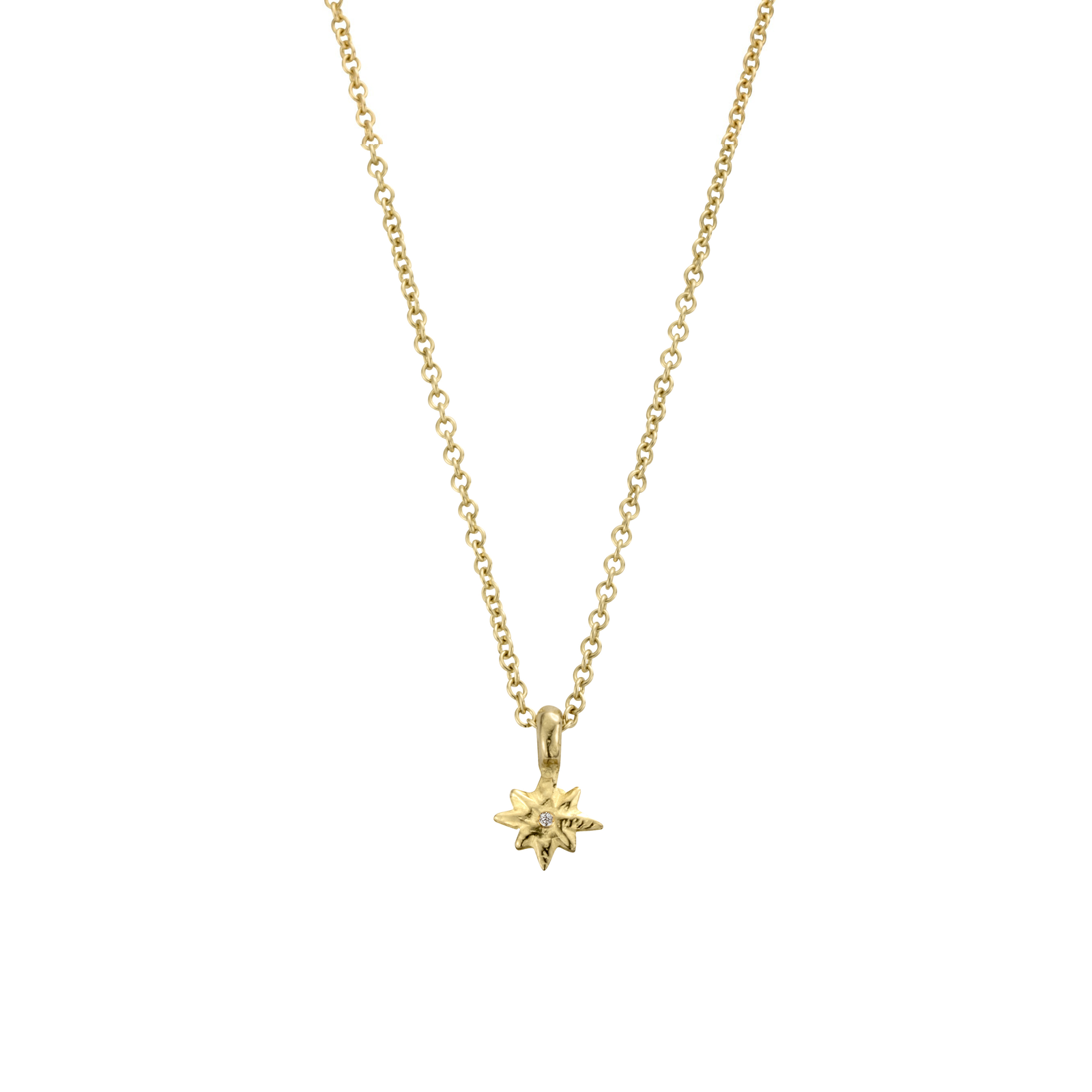 Gold Baby North Star Necklace