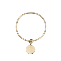 Gold Large Moon Bangle