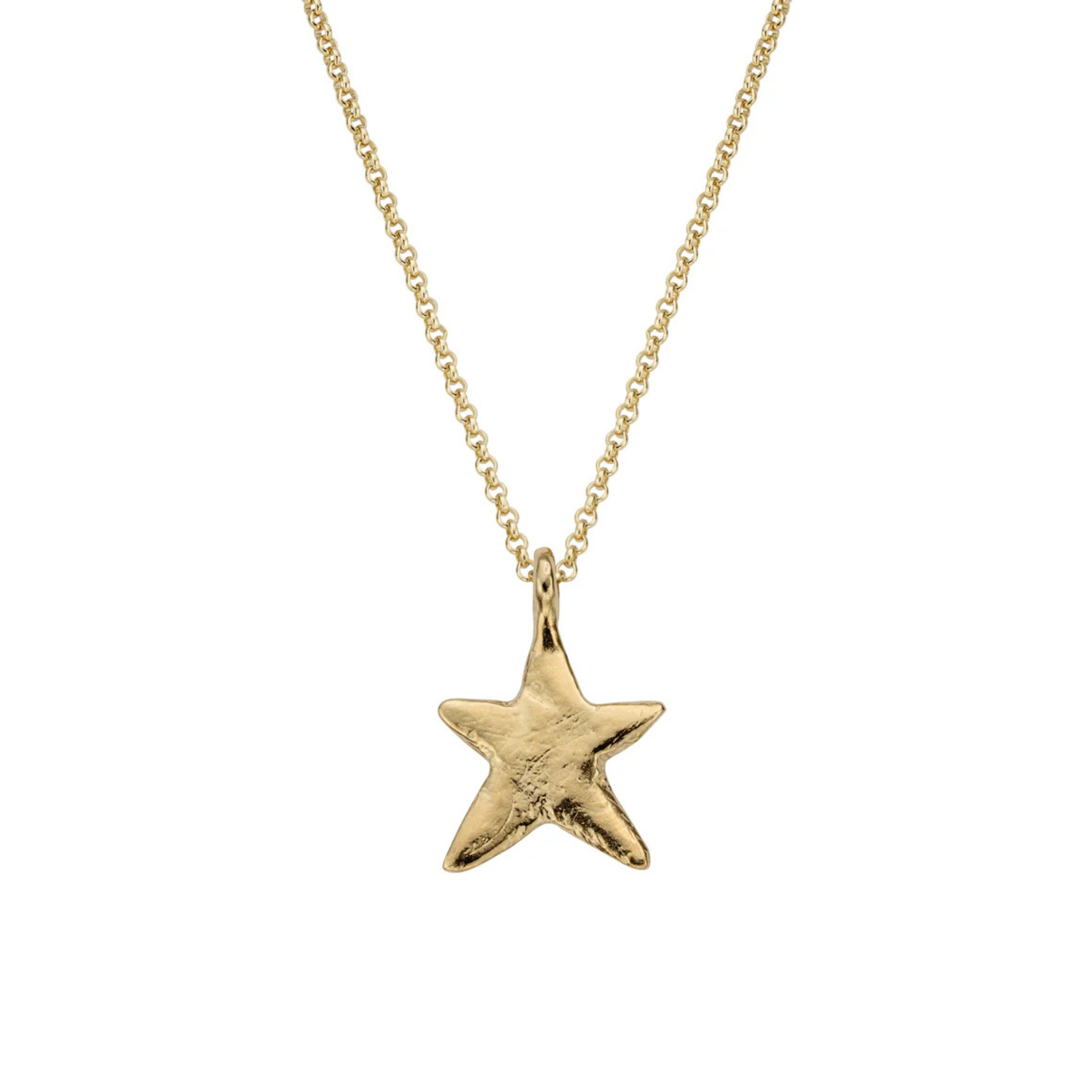 Gold Midi Star Necklace