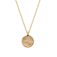 Gold Trio Diamond Midnight Moon Necklace
