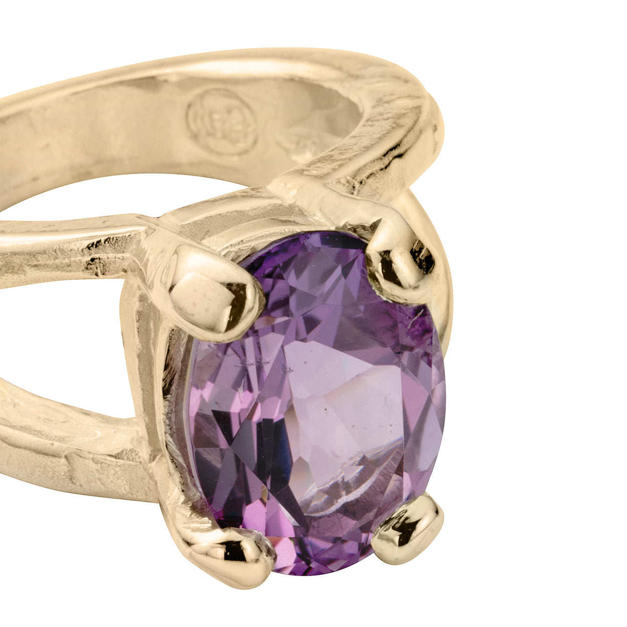 Gold Amethyst Maxi Claw Ring – Daniella Draper